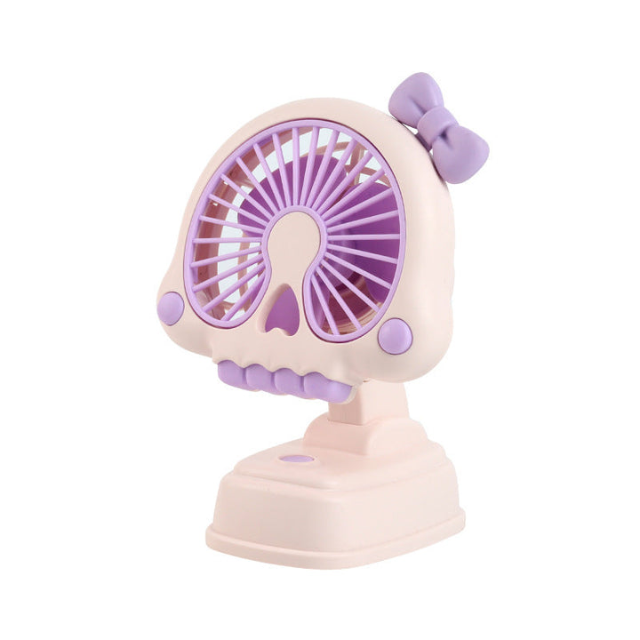 Cartoon Skull-Themed Desk Fan Kalsten