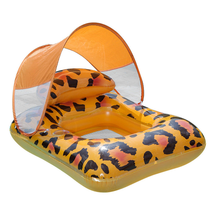 Women's Inflatable Comfort Pool Lounger with View Window Kalsten