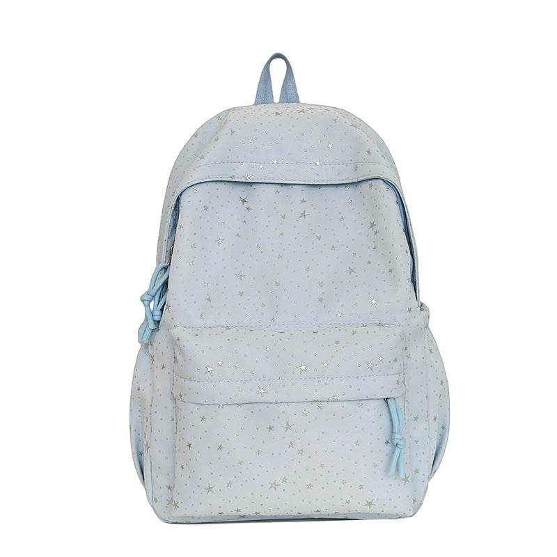 Backpack Made of Durable Material with Sparkling Stars Kalsten