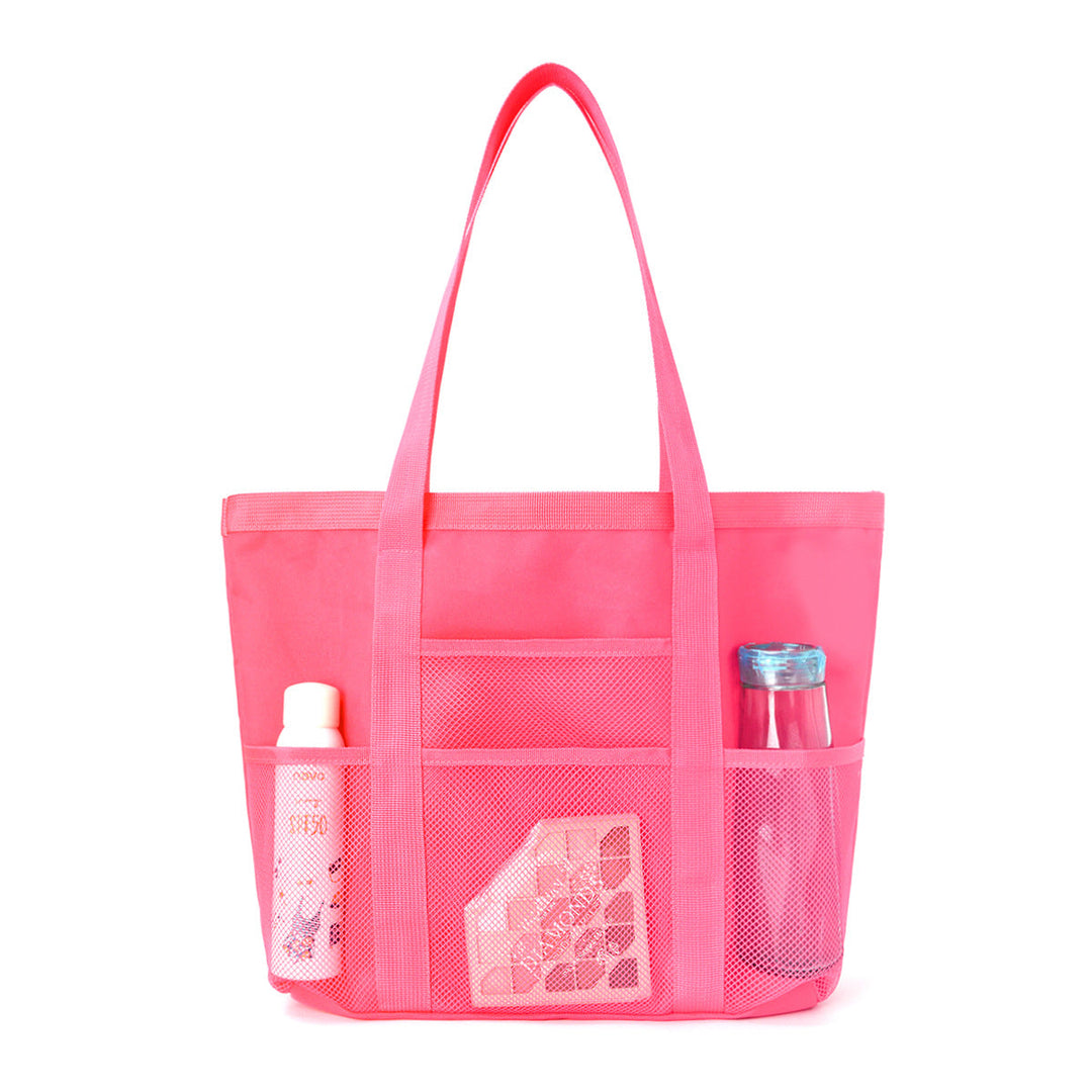 Padded shopping bag with side mesh pockets Kalsten