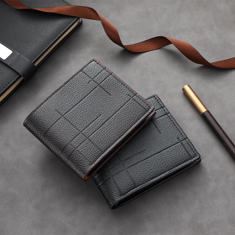 Textured Leather Wallet Kalsten