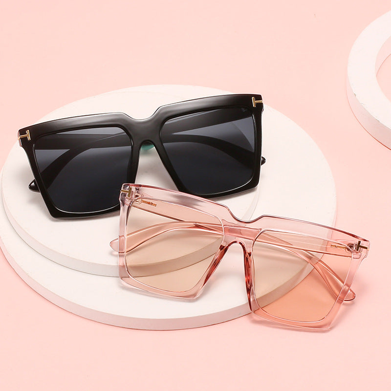 Women oversized square sunglasses with luxurious accents Kalsten