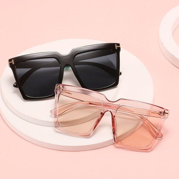 Women oversized square sunglasses with luxurious accents Kalsten