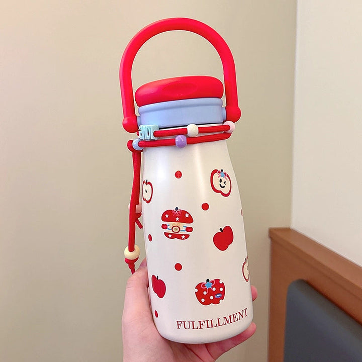 Women’s creative drinking bottle with funny design and practical cord Kalsten