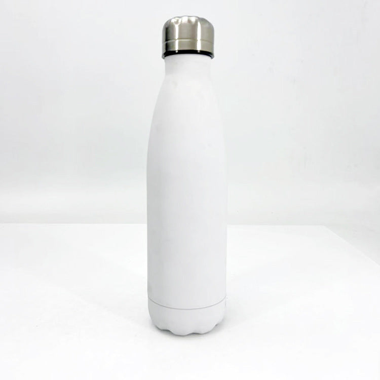 Women stylish stainless steel drinking bottle with anti-slip silicone sleeve Kalsten