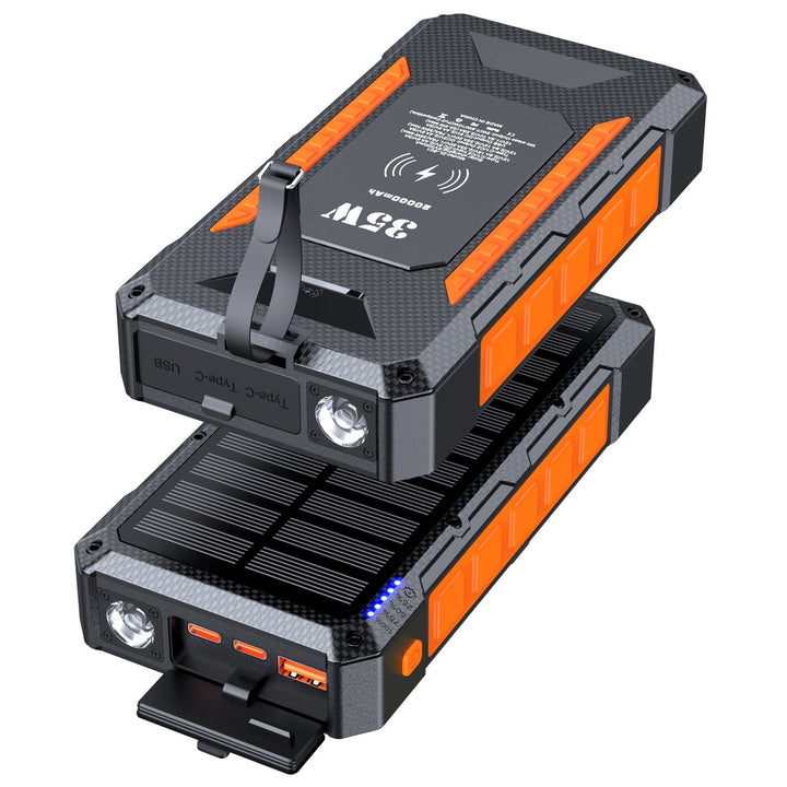 Solar Powerbank with Fast Charging Function and Integrated Flashlight Kalsten