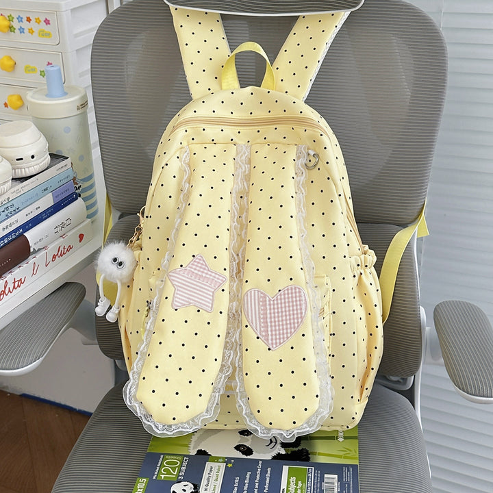 Cute Bunny Ear Design School Backpack