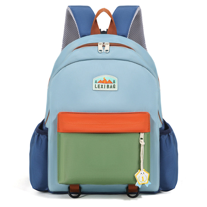 Colorful Multi-Compartment School Backpack Kalsten