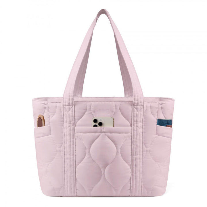 Quilted everyday bag with multiple outer pockets Kalsten