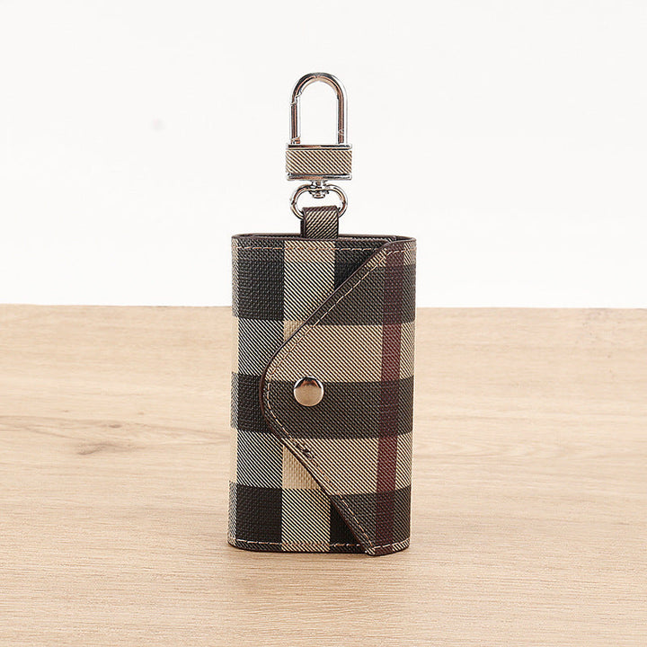 Elegant Plaid Pattern Card Case kalsten