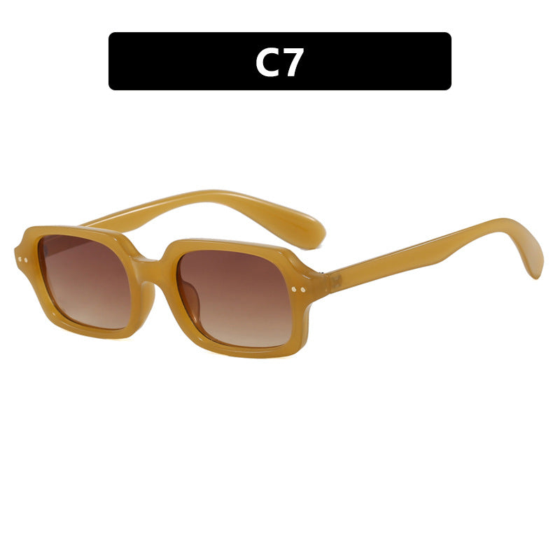 Ladies stylish square sunglasses with striking accents Kalsten