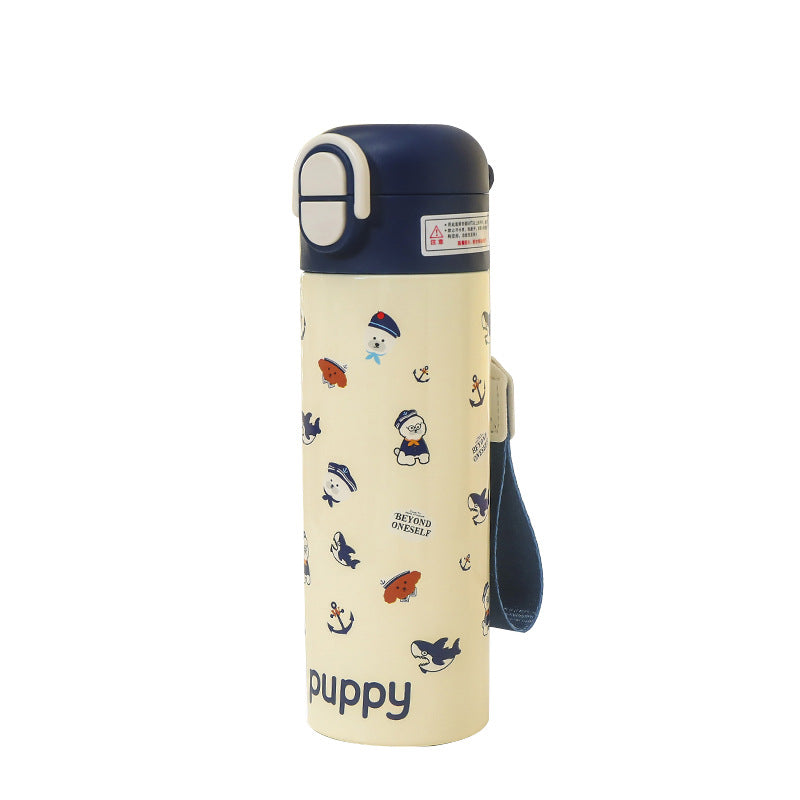 Ladies Insulated Water Bottle with Cheerful Apple Design Kalsten
