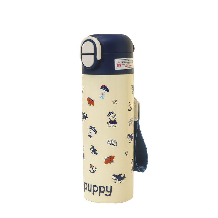 Ladies Insulated Water Bottle with Cheerful Apple Design Kalsten
