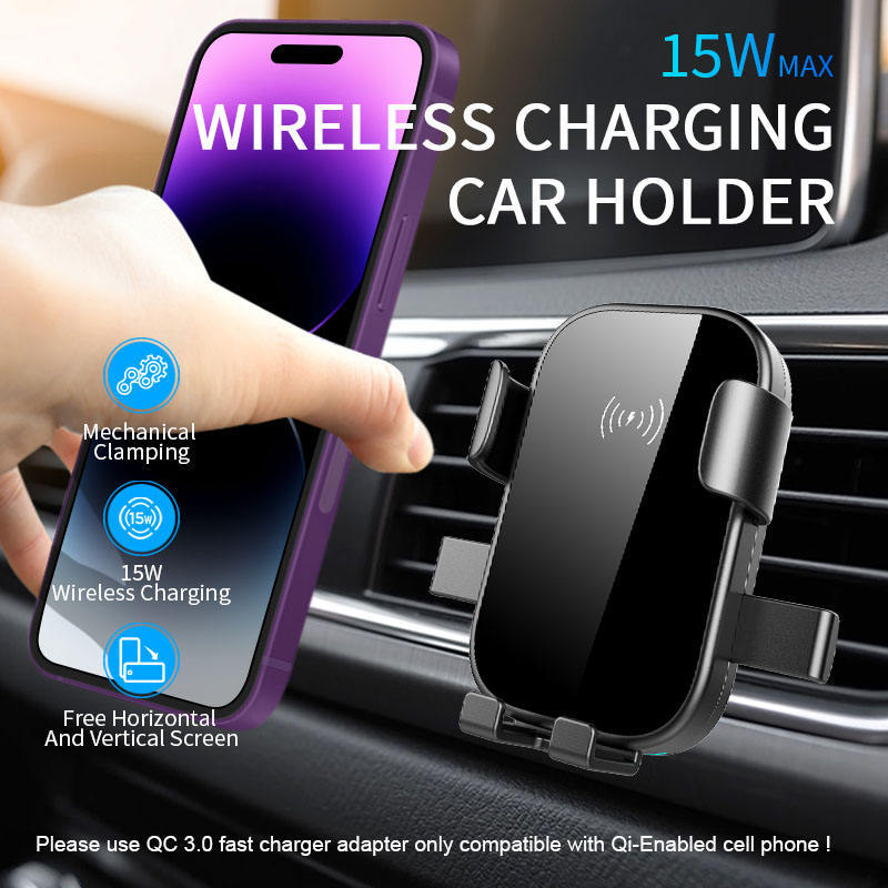 Unisex wireless smartphone car holder Kalsten