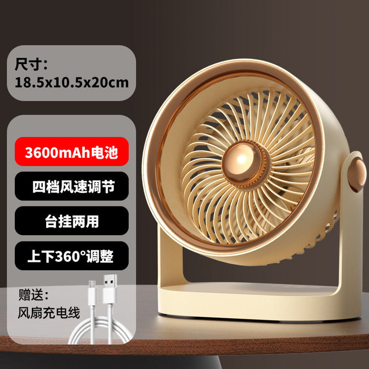 Ladies portable and rechargeable table fan Kalsten