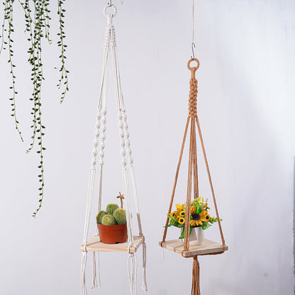 Macrame Plant Hanging Shelf Acalora