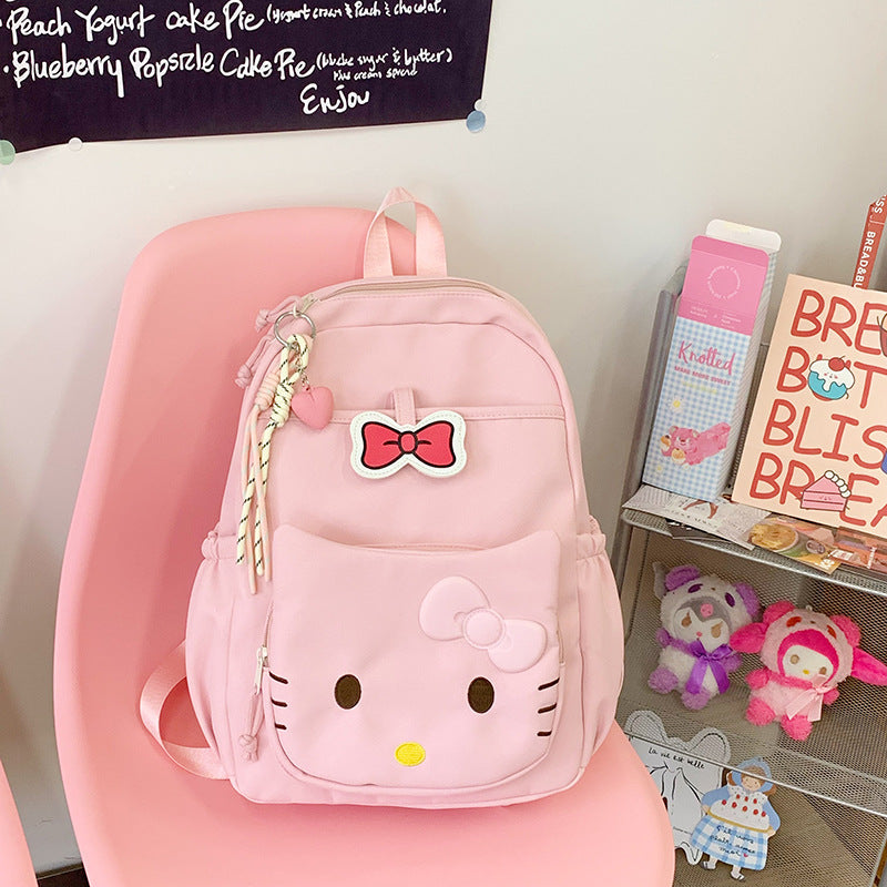 Cute Graphic Cat School Backpack