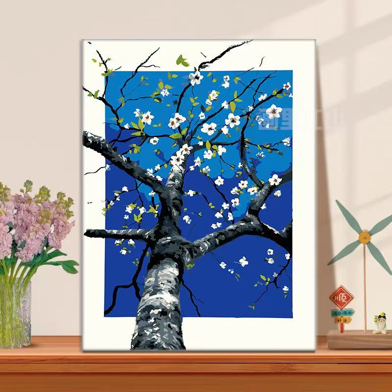 Floral Tree Illustration Canvas Art Kalsten
