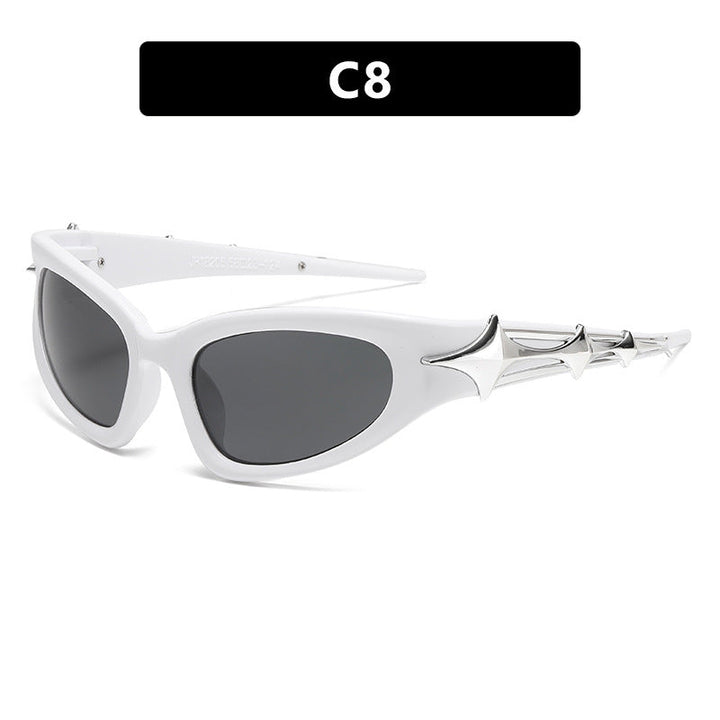 Women futuristic sunglasses with unique star design Kalsten