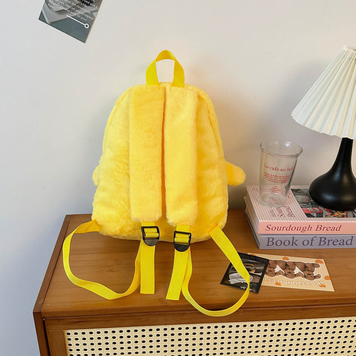 Plush Backpack with Cheerful Face Kalsten