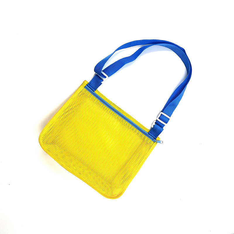 Versatile Beach Bag In Airy Mesh Design Kalsten