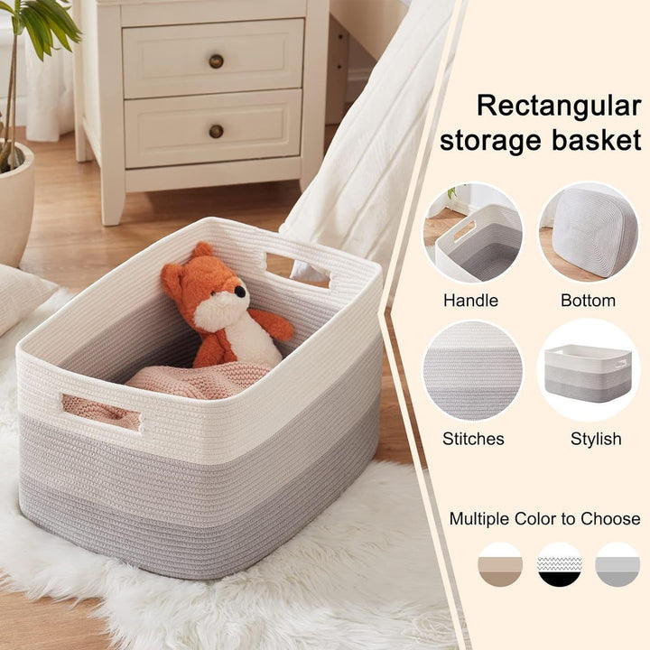 Women Open Storage Basket made of woven material Kalsten