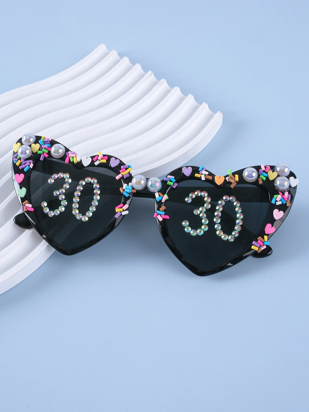 Decorative Celebration Heart-Shaped Sunglasses Kalsten