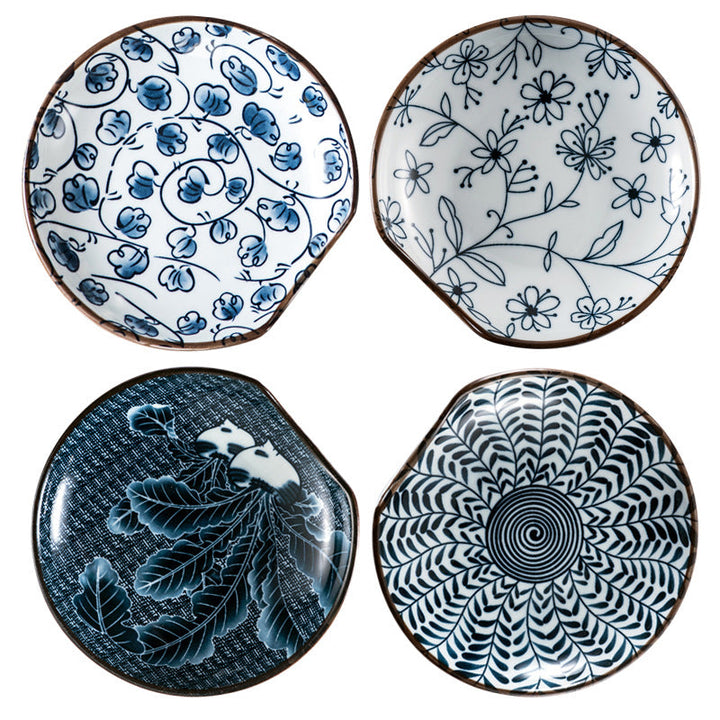 Decorative Snack Plate Set