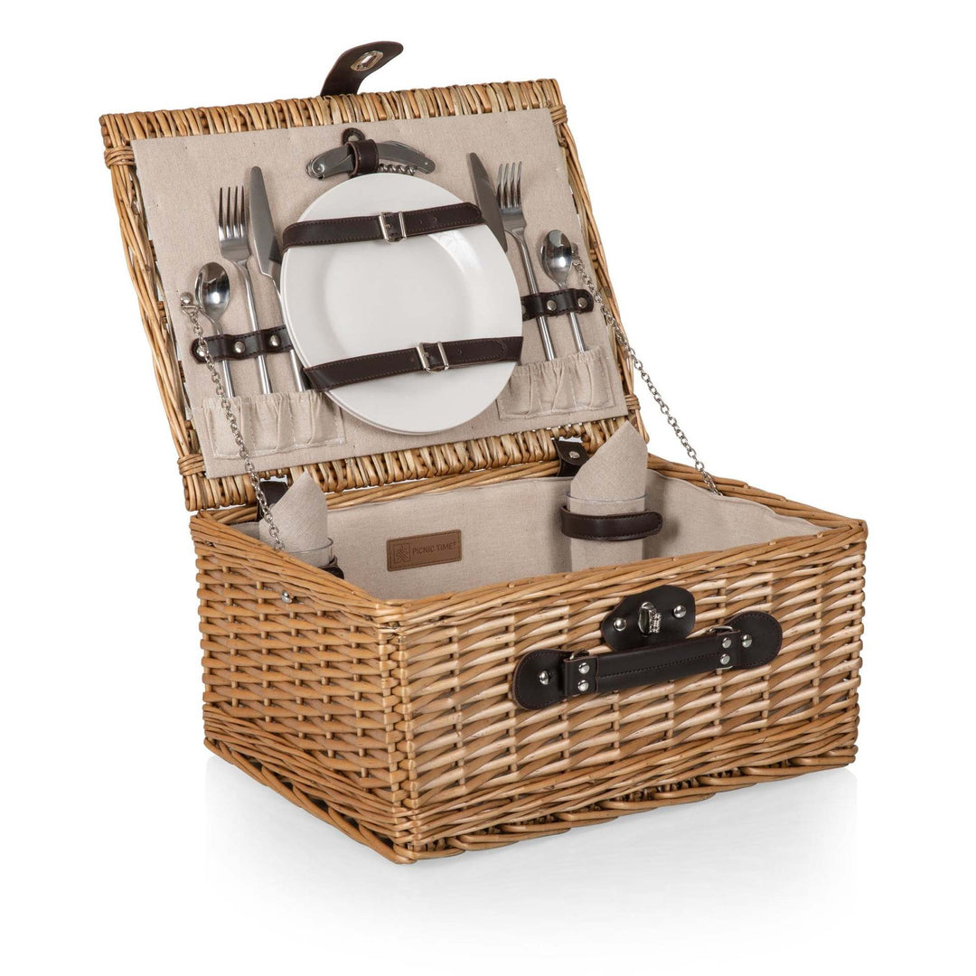 Women's picnic basket with integrated dish set and stylish details Kalsten