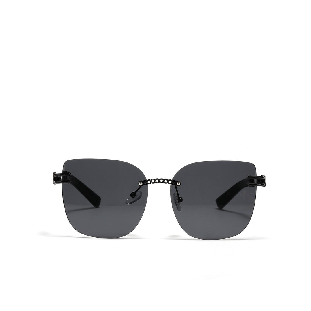 Women's Oversized Sunglasses with Stylish Gradient and Unique Frame Kalsten