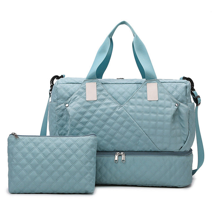Quilted Multitasking Travel Duffle Bag Kalsten