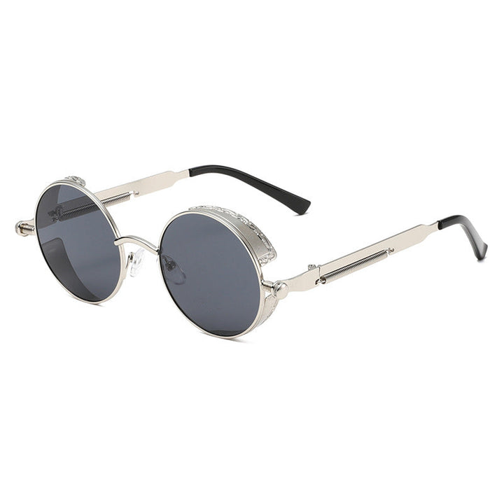 Ladies Round Sunglasses with High-Quality Metal Frame Kalsten