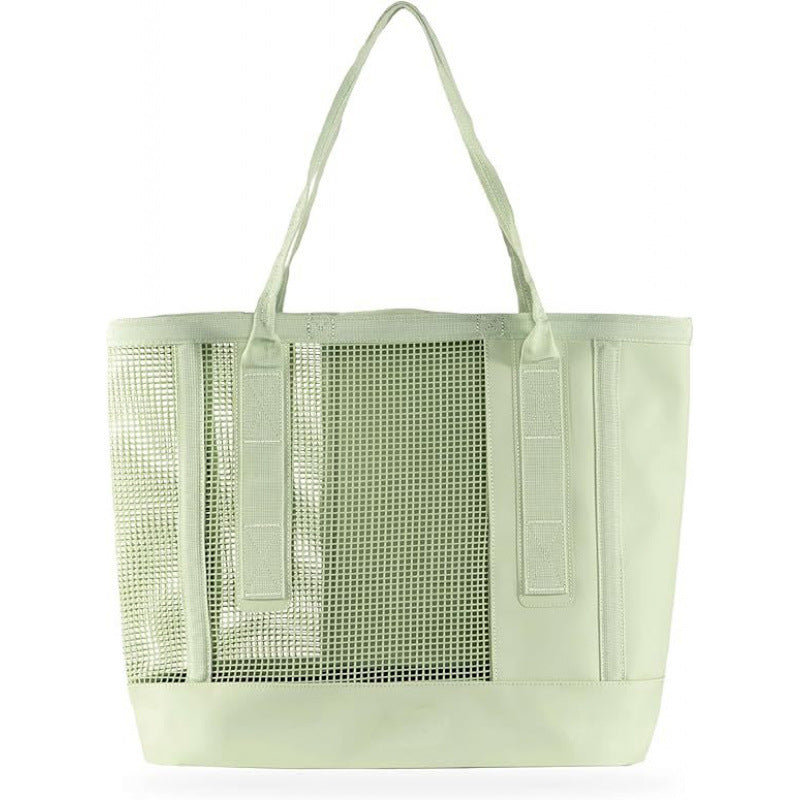 Spacious beach bag with breathable mesh area Kalsten