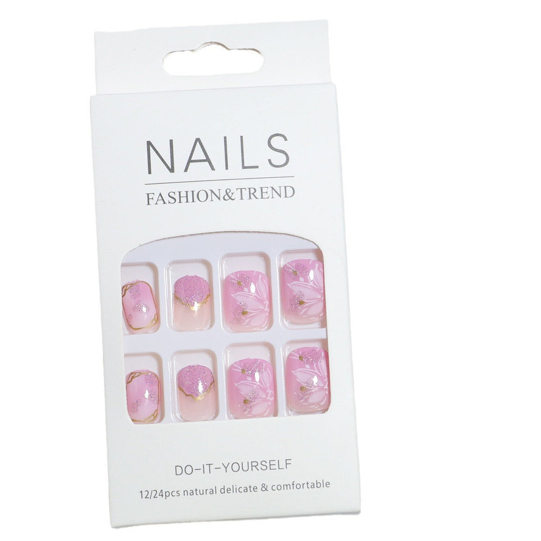 DIY Floral Design Press-On Nail Set Kalsten