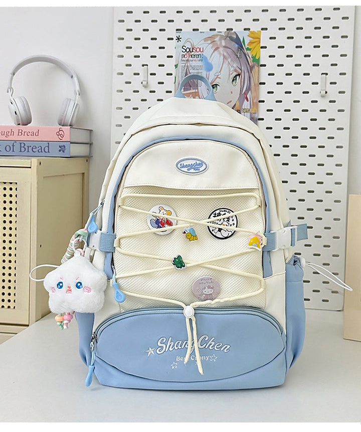 Customizable Character-Embellished School Backpack