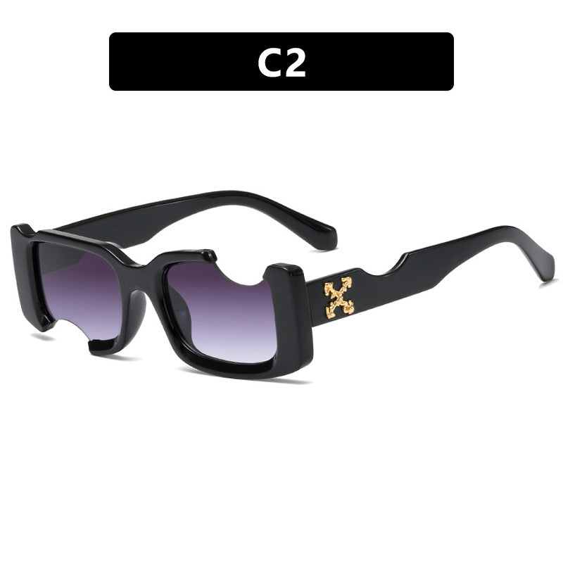 Ladies fashionable sunglasses with distinctive design and sturdy plastic frame Kalsten