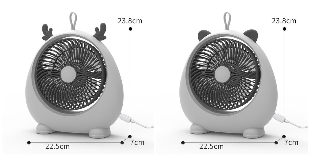 Women's Portable Mini Fan in Kawaii Animal Design Kalsten