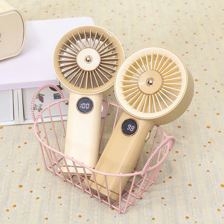 Women Portable USB Hand Fan with Powerful Battery Kalsten