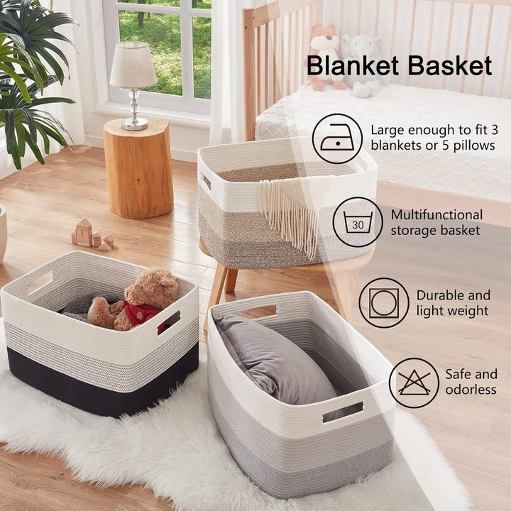 Women Open Storage Basket made of woven material Kalsten