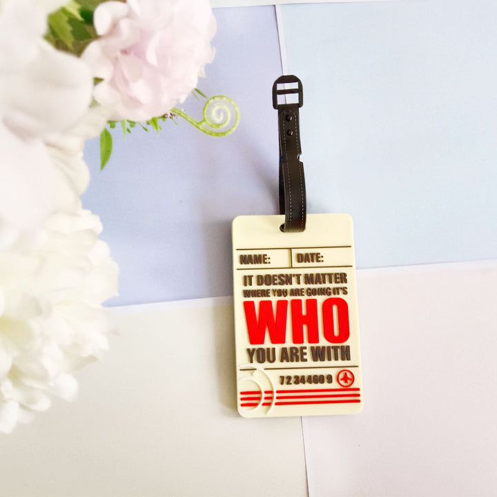 Unisex Travel Statement Luggage Tag Kalsten