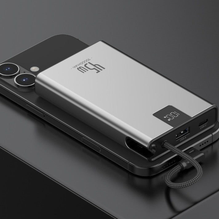 Portable high-performance power bank with smart charging display and USB-C connection Kalsten