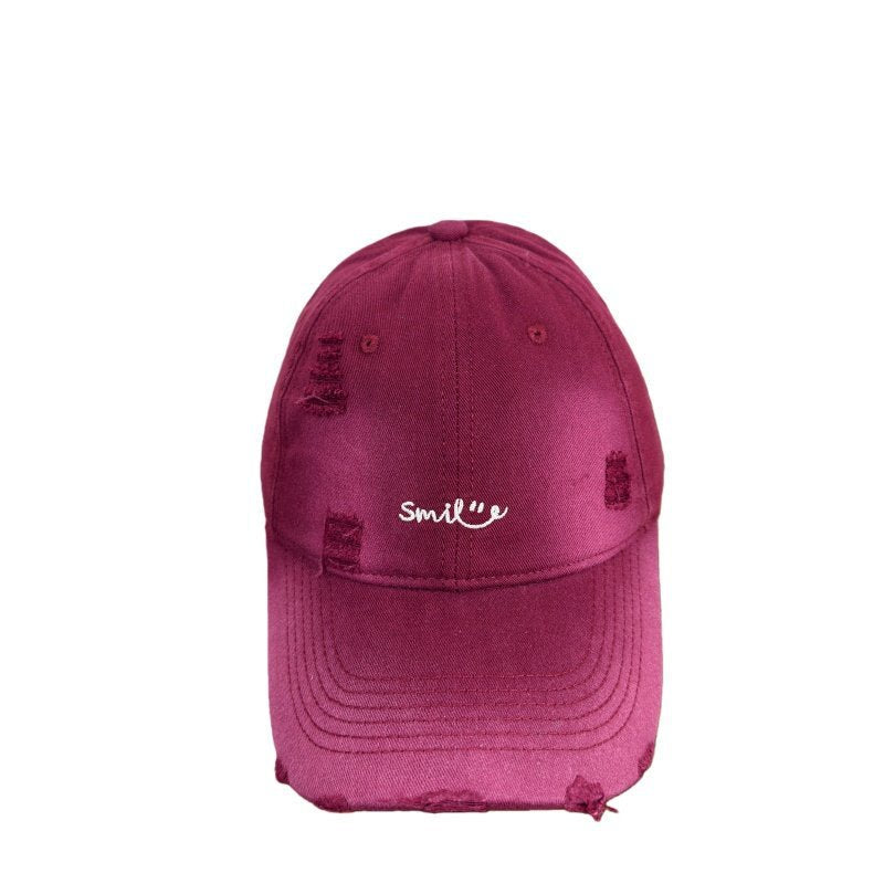 Women's Distressed Cotton Baseball Cap Kalsten 1784270843