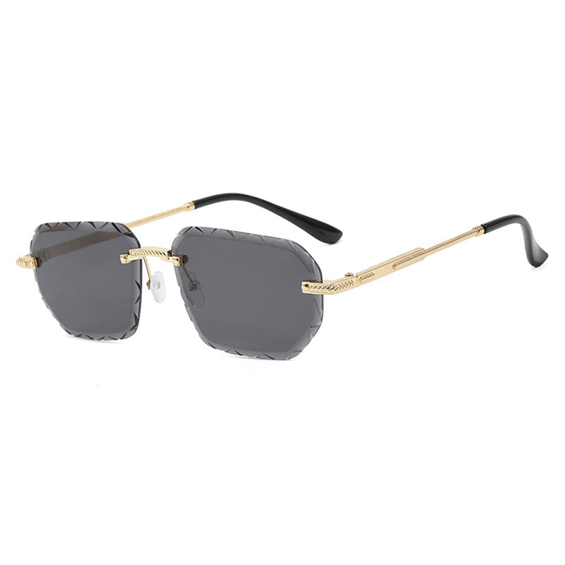 Women's geometric sunglasses with mirrored lenses and sturdy frame Kalsten