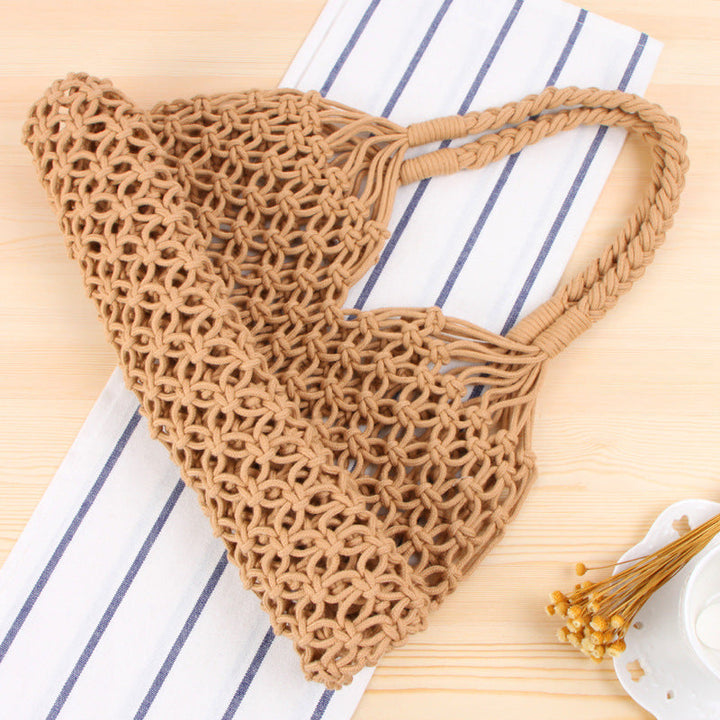 Handbag Made of Durable Hand-Knotted Net Material Kalsten