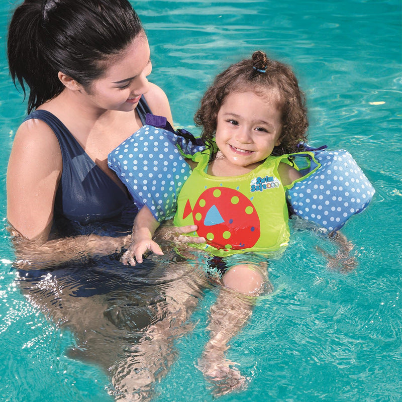 Women's swimming aid vest with integrated buoyancy bodies Kalsten