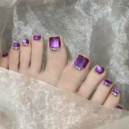Artificial nails for elegant foot care Acalora