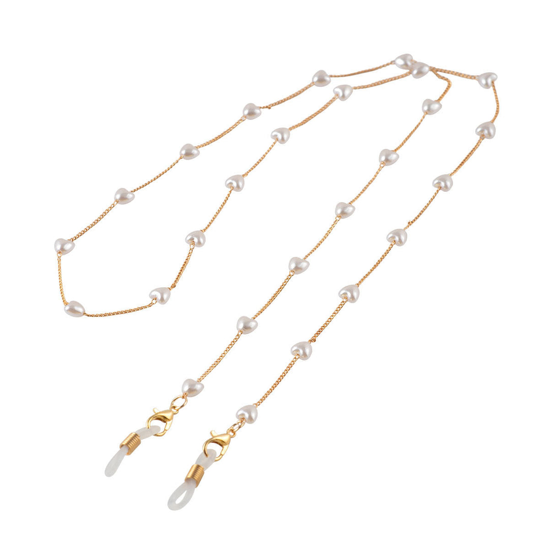 Pearl-Linked Eyewear Holder Kalsten
