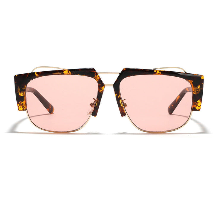 Ladies trendy square sunglasses with contrasting frame Kalsten