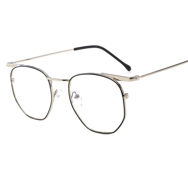 Women's fashionable rectangular glasses with elegant metal frame Kalsten