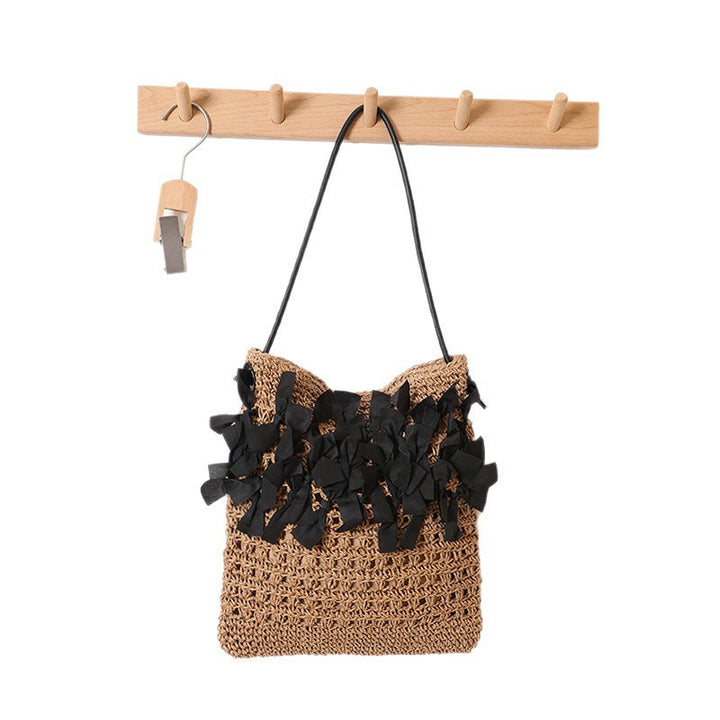Handmade beach bag with decorative bows Kalsten
